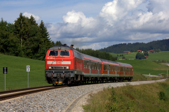 Картинка техника поезда железная дорога локомотив состав