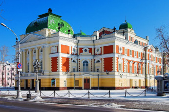 Картинка иркутск города -+здания +дома театр