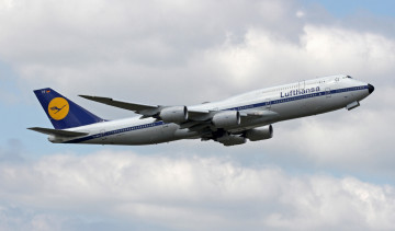 Картинка boeing+747-830 авиация пассажирские+самолёты авиалайнер