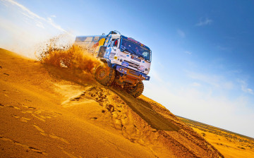 Картинка dakar+rally спорт авторалли камаз мастер ралли дакар песок бархан пустыня грузовик