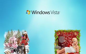 Картинка компьютеры windows+vista windows+longhorn логотип фон
