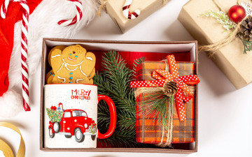 Картинка праздничные подарки+и+коробочки леденцы подарки пряники