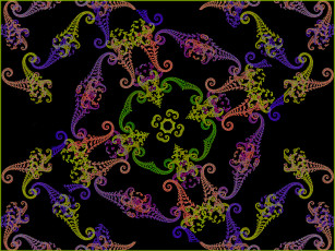 Картинка 3д графика fractal фракталы узор фрактал фон