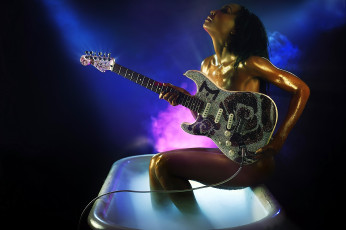 Картинка malina+moye музыка malina moye гитаристка гитара ванна левша