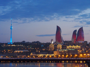 Картинка города баку+ азербайджан azerbaijan baku