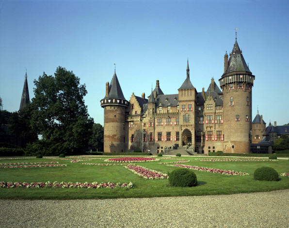 Обои картинки фото castle de haar, города, замки нидерландов, castle, de, haar