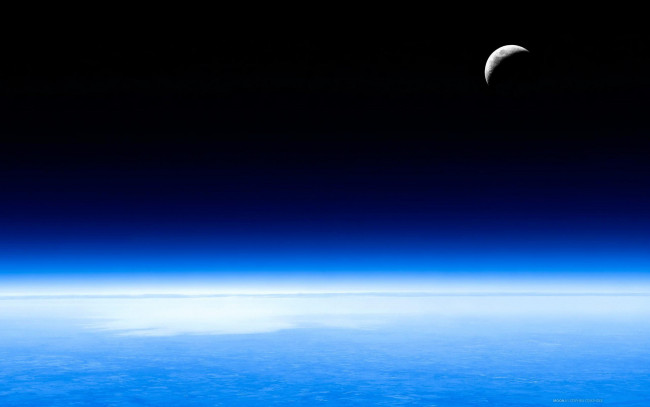 Обои картинки фото космос, луна, спутник, земля, планета