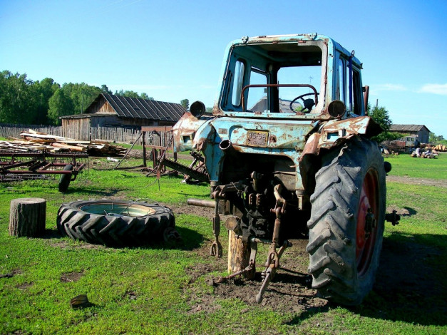 Обои картинки фото трактор, техника, тракторы