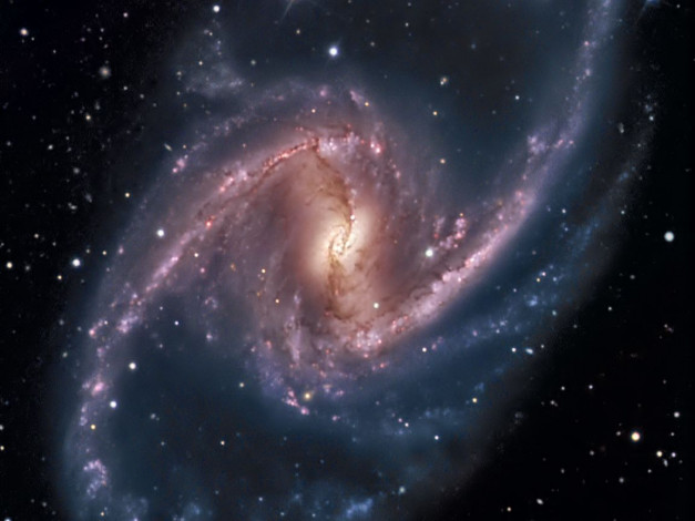 Обои картинки фото ngc1365, космос, галактики, туманности