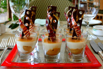 Картинка еда мороженое +десерты шоколад сладкое десерт рюмки