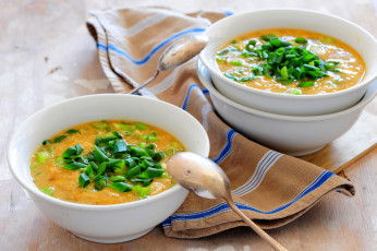 Картинка еда первые+блюда салфетка суп зелень первое блюдо
