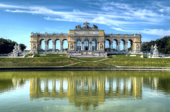 Картинка города вена+ австрия отражение