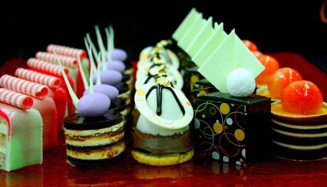Обои картинки фото еда, пирожные,  кексы,  печенье, пирожное, шоколад, сладкое