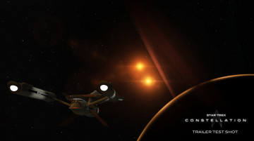 Картинка star+trek+constellation видео+игры -+star+trek+constellation космический корабль вселенная полет
