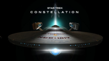 обоя видео игры, - star trek constellation, вселенная, полет, космический, корабль
