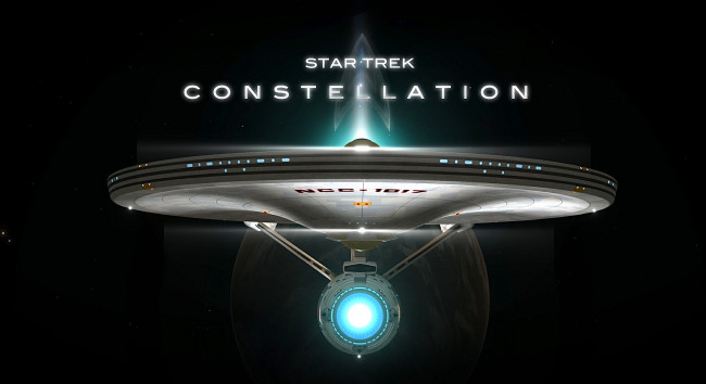 Обои картинки фото star trek constellation, видео игры, - star trek constellation, вселенная, полет, космический, корабль