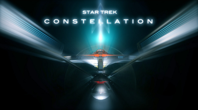 Обои картинки фото star trek constellation, видео игры, - star trek constellation, космический, корабль, вселенная, полет