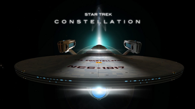 Обои картинки фото видео игры, - star trek constellation, вселенная, полет, космический, корабль