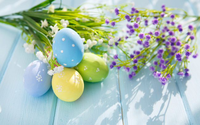 Обои картинки фото праздничные, пасха, delicate, flowers, весна, цветы, яйца, blessed, pastel, spring, decoration, holiday, easter, eggs