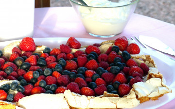 Картинка еда пироги ягоды