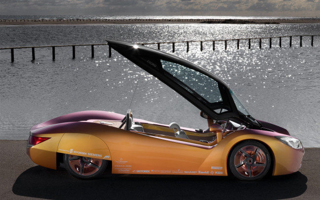 Обои картинки фото rinspeed concept futuristic, автомобили, rinspeed, concept, futuristic, car, медный