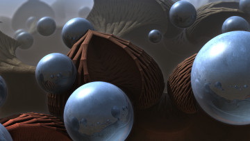 Картинка 3д+графика шары+ balls узор фон цвет