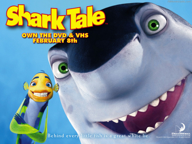 Обои картинки фото мультфильмы, shark, tale