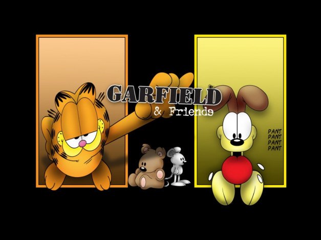 Обои картинки фото мультфильмы, garfield