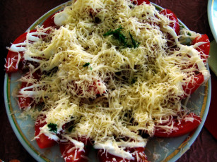 Картинка еда салаты +закуски сыр помидоры