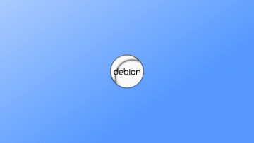 Картинка компьютеры debian фон логотип