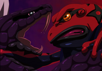Картинка аниме naruto жаба змея
