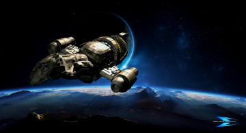 Картинка фэнтези космические+корабли +звездолеты +станции корабль космос