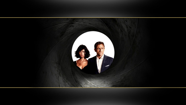 Обои картинки фото кино фильмы, 007,  quantum of solace, лица, девушка, джеймс, бонд