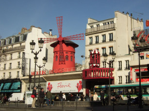 Картинка города париж франция кабаре