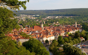 Картинка города панорамы германия