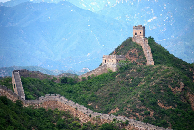 Обои картинки фото великая, китайская, стена, города, исторические, архитектурные, памятники, каменный, длинный