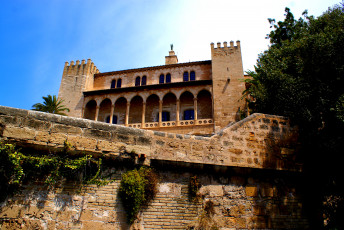 Картинка королевский дворец альмудайна города дворцы замки крепости испания