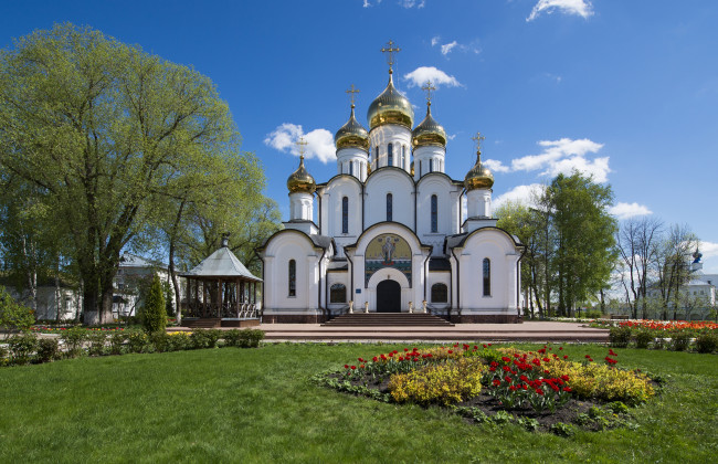 Обои картинки фото свято-никольский монастырь в переславле- залесском, города, - православные церкви,  монастыри, монастырь