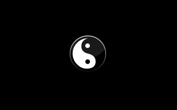 обоя 3д графика, инь-Янь , yin yang, символ, фон