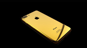 обоя бренды, iphone, 24k, gold, elite, 7, smartphone, apple