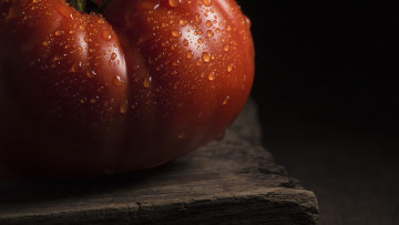 Картинка еда помидоры макро помидор капли