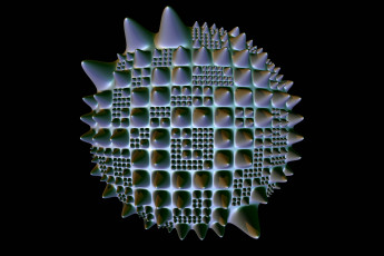 Картинка 3д+графика шары+ balls шар шипы ячейки