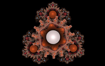 Картинка 3д+графика фракталы+ fractal объект