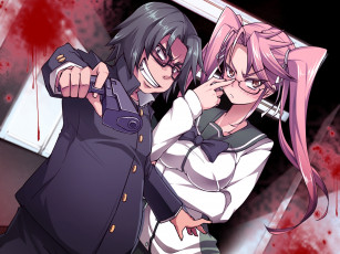 Картинка аниме highschool of the dead пистолет мальчик