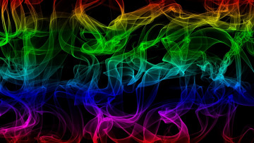 Картинка 3д графика abstract абстракции цвета дымка