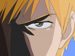 Картинка аниме bleach kurosaki ichigo фон взгляд парень