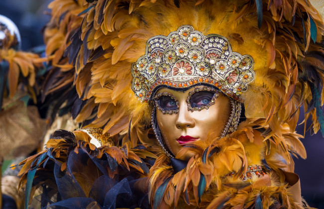 Обои картинки фото разное, маски,  карнавальные костюмы, маскарад, маска, перья, венеция