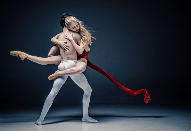 Обои картинки фото разное, мужчина женщина, пара, танец, балет
