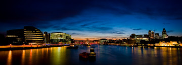 Картинка лондон города великобритания ночь огни англия