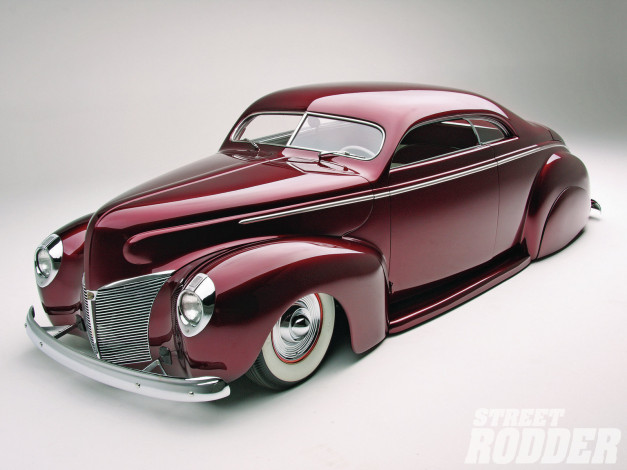 Обои картинки фото 1940, mercury, coupe, автомобили, custom, classic, car
